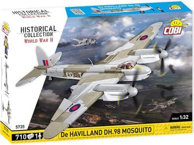 COBI-5735        695 PCS HC WWII /5735/ DE HAVILLAND DH-98 MOSQUI