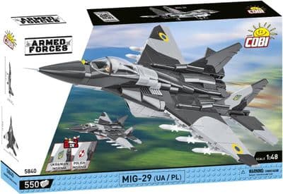 COBI-5840        590 PCS ARMED FORCES /5840/ MIG-29 (UKR/PL)