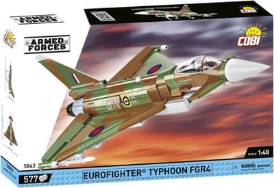 COBI-5843        580 PCS ARMED FORCES /5843/ RAF TYPHOON FGR4 GIN