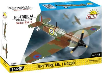 COBI-5868        HC WWII /5868/ SPITFIRE MK.I N3200 146 KL.