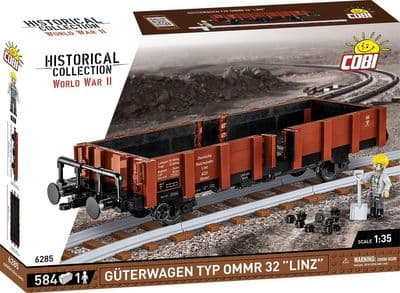 COBI-6285        573 PCS TRAINS 6285/ GUTERWAGEN TYP OMMR 32 LINZ