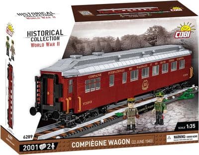 COBI-6289        2030 PCS TRAINS /6289/ COMPIEGNE WAGON 1940