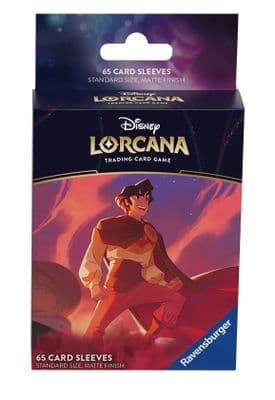 Disney Lorcana  5 Shimmering Skies Aladdin 65 card sleeves (1)
