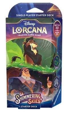 Disney Lorcana  5 Shimmering Skies Deck Emerald Steel