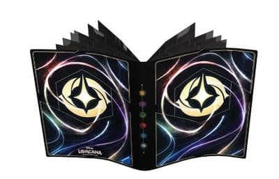 Disney Lorcana  5 Shimmering Skies Lore book, 9 pocket Portfolio LOGO