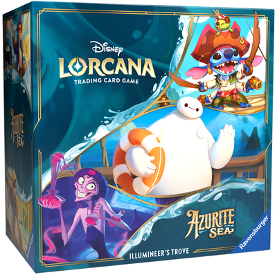 Disney Lorcana  6 Azurite Seas Illumineer's Trove Set