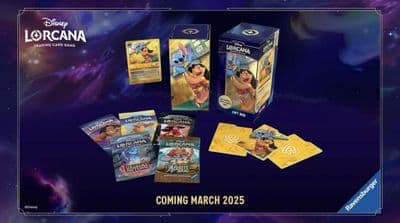 Disney Lorcana 7 Archazia's Island LILO GIFT BOX This Disney Lorcana Gift Box includes a unique foil