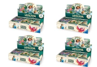 Disney Lorcana 7 Archazia's Island Sealed case of 4 Booster Box es
