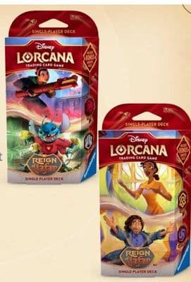 Disney Lorcana  SET 8: Reign Of Jafar PAIR OF SINGLE-PLAYER DECKS