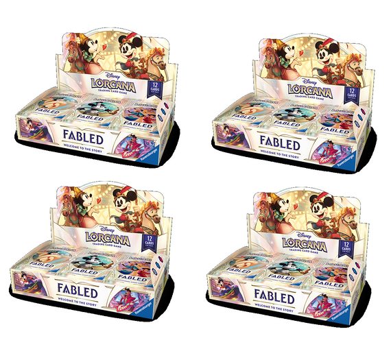 Disney Lorcana TCG - Fabled Booster Box Sealed Case