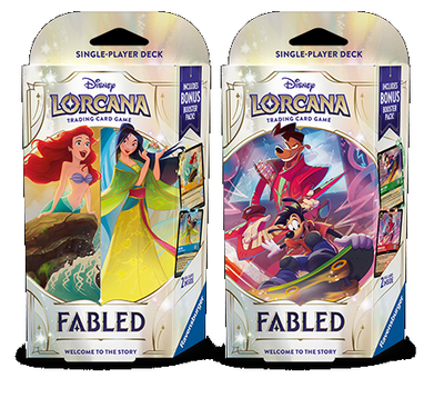 Disney Lorcana TCG - Fabled Starter Decks Pair