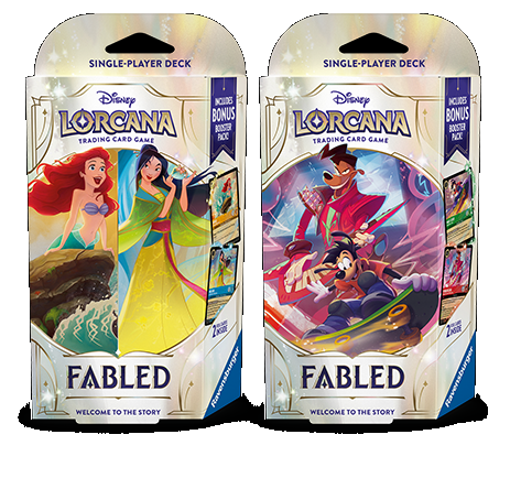 Disney Lorcana TCG - Fabled Starter Decks Pair