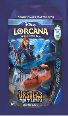 Disney Lorcana TCG Ursula's Return DECK SAPPHIRE STEEL