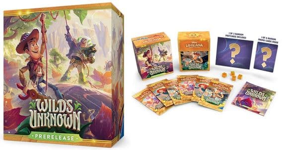 Disney Lorcana  WILDS UNKNOWN PRE RELEASE PACK