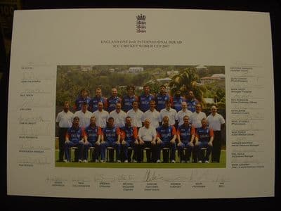 ENGLAND ONE DAY INTERNATIONAL - ICC CRICKET WORLD CUP 2007
