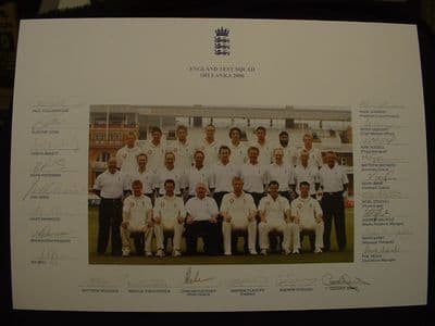 ENGLAND TEST CRICKET SQUAD - SRI LANKA 2006
