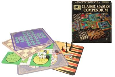 GAME TY4060 Classic Games Compendium In Colour Box 