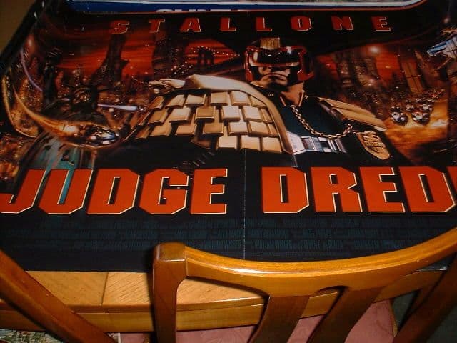 JUDGE DREDD Original British Quad Ref 82