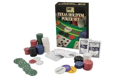 KANDY TY4058Texas Hold'Em Poker Set In Colour Box 