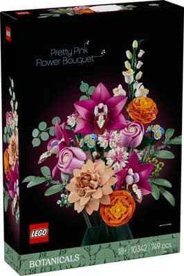 LEGO 10342  Pretty Pink Flower Bouquet Botanicals