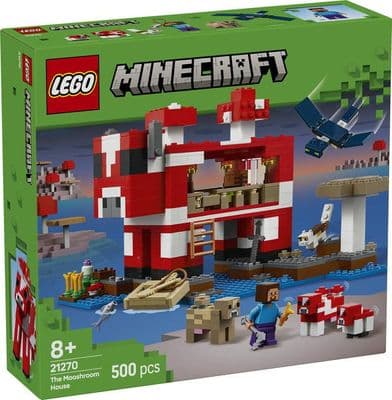 LEGO 21270  The Mooshroom House Minecraft