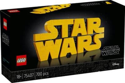 LEGO 75407  Brick-Built Star Wars Logo V29  Star Wars TM