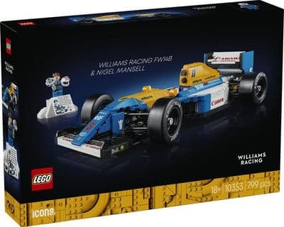 LEGO Icons 10353 Williams Racing FW14B & Nigel Mansell