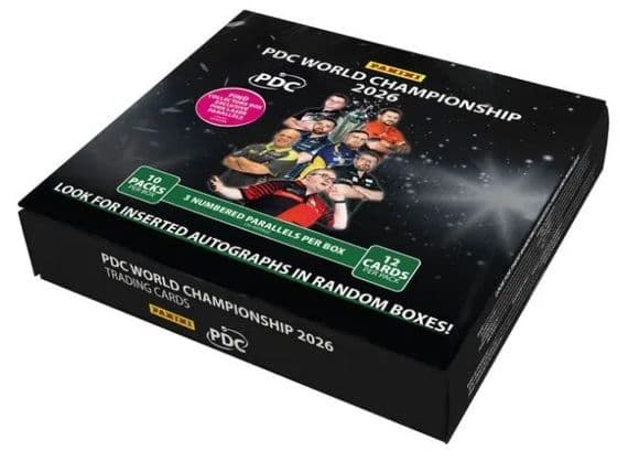 PDC World Championship 2026 Darts Trading Card Collection Collector's Box