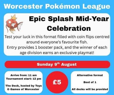 Pokemon Epic Splash Mid Year Celebration 9th August