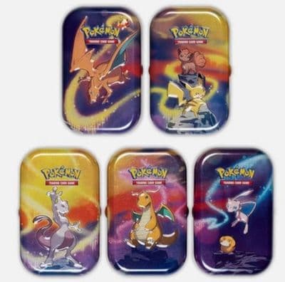 Pokemon TCG Kanto Power Mini Tin (Set of 5)