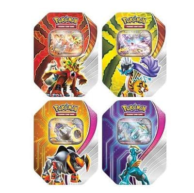 Pokemon TCG: Paradox Destinies Tins set of 4