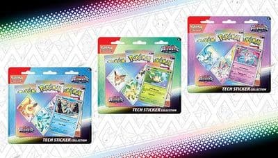 Pokemon TCG: Scarlet & Violet 8.5  Prismatic Evolution - Tech Sticker Collection - SINGLE SET