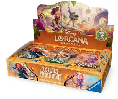 PRE ORDER Disney Lorcana  WILDS UNKNOW N Booster Box