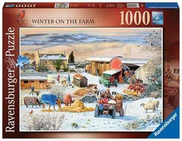 RAVENSBURGER 16478 Jigsaw Winter on the Farm, 1000pc