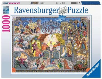 RAVENSBURGER 16808 Romeo and Juliet, 1000pc Jigsaw