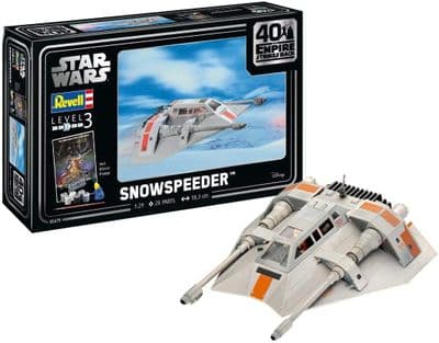 Revell RV05679 Snowspeeder 40th Anniversary Plastic Model kit, Unpainted