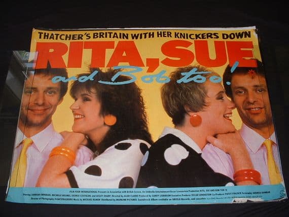 RITA, SUE, AND BOB TOO Original UK Quad ref 117