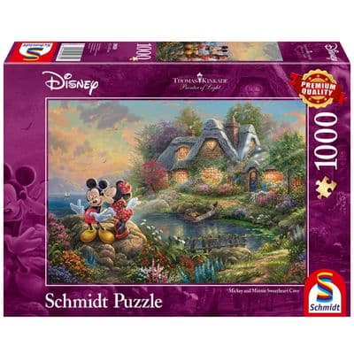Schmidt  Thomas Kinkade Mickey & Minnie Mouse 1000 pcs Jigsaw Puzzle