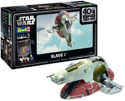 Slave I 40th Anniversary The Star Wars Plastic Model kit, Unvarnished