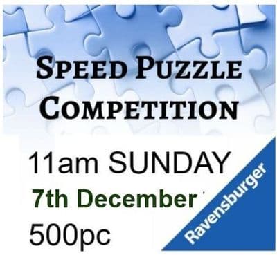 Speed Puzzle Event 3 -  Sunday  11am 7th December