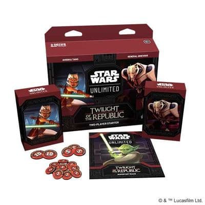 Star Wars Unlimited : Twilight Of The Republic Two Player  Starter Set