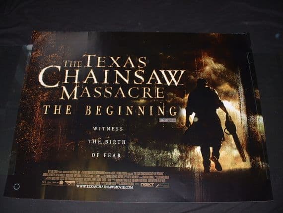 TEXAS CHAINSAW MASSACRE: THE BEGINNING Original UK Quad ref 147
