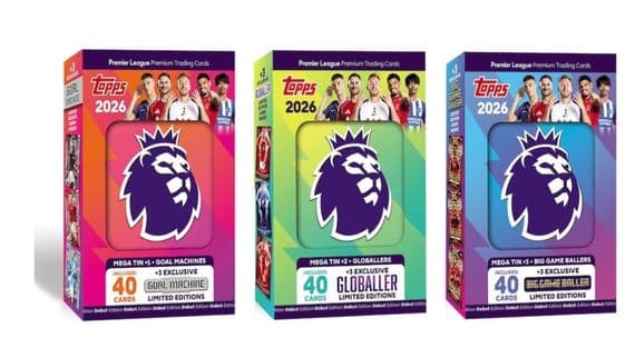 Topps Premier League 2025/26 Mega Tin