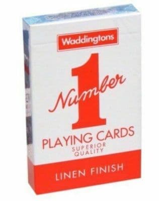 Waddingtons No.1 Classic Playing Cards Deck RED