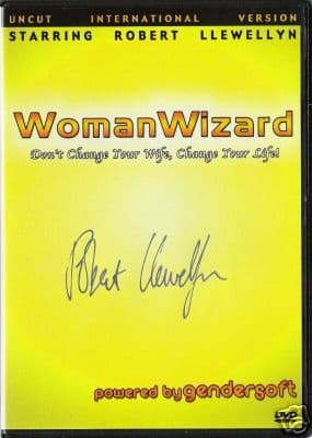 WOMAN WIZARD DVD - Signed by Robert Llewellyn