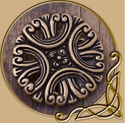 Belt Buckle with Floral Pattern