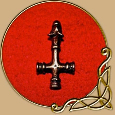 Bronzed Viking Jewellery - Cross