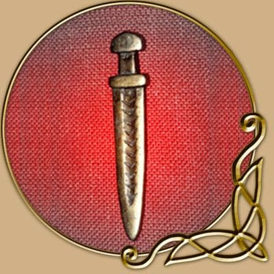 Bronzed Viking Jewellery - Sword