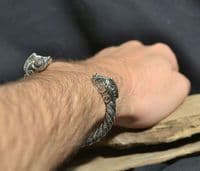 Collach Celtic boar silver bracelet