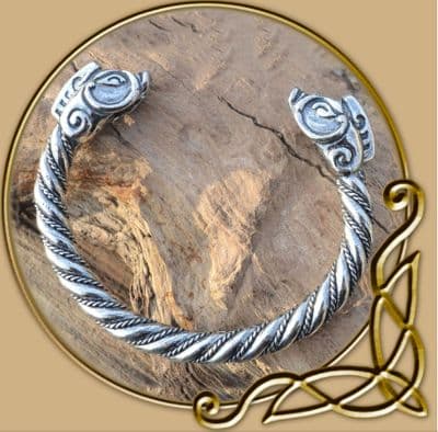 Collach Celtic boar silver bracelet